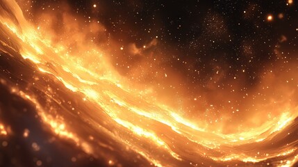 Obraz premium Inferno: The Heart of a Star