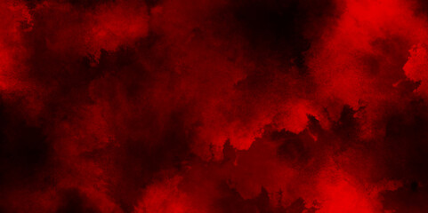 Abstract Red And Black Grunge Texture with smoke, Abstract clouds smoke texture with red color, Red grunge texture clouds or fog on black background, red grainy grunge background texture.