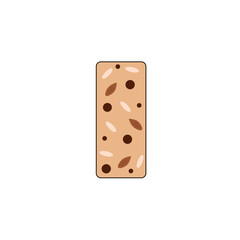 granola bar vector type icon