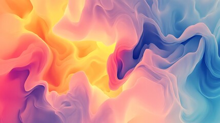 Obraz premium 16.Immersive abstract background featuring a vibrant blend of colors, dynamic shapes, and rich textures, creating a captivating and visually stimulating experience