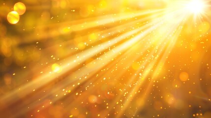 Golden Light Abstract Background - Sparkle Texture Design
