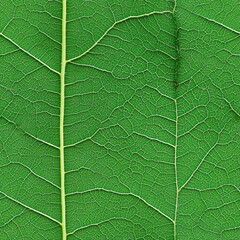 Fototapeta premium Leaf texture close-up, showcasing intricate vein patterns.