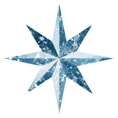 Fototapeta premium PNG Antique of star symbol white background echinoderm.