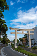 鎌倉2411　鶴岡八幡宮1　一の鳥居