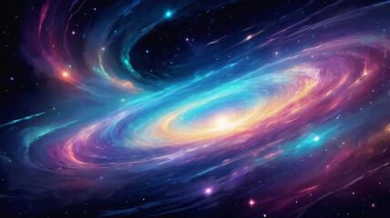 Obraz premium Holographic background