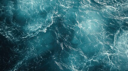 Water background with wavy bubbles and water ripples