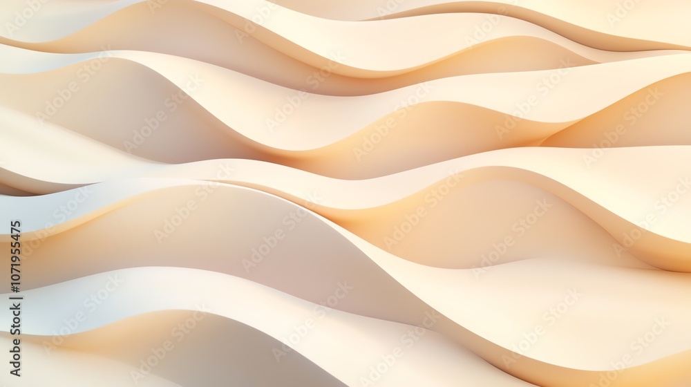 Poster abstract creamy wave pattern texture background.