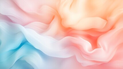 Obraz premium Colorful abstract flowing fabric pattern