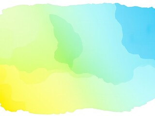 Obraz premium Abstract watercolor background in multiple shades of blue and green, with soft blending and subtle textures, decorative, watercolor, artistic