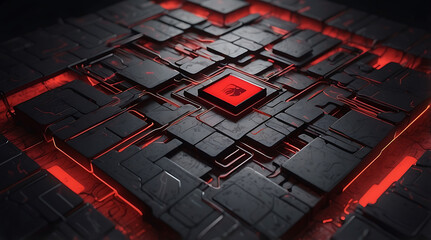 Fototapeta premium HiTechBackgrounds, FuturisticDesigns, DigitalTechVisuals, ModernTechGraphics 