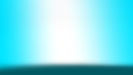 beautiful light blue and white gradient background with an abstract wall studio room design is the right choice for a suitable product presentation