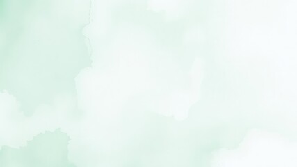 Obraz premium Soft and delicate watercolor background in shades of blue and green, gentle, textured, green