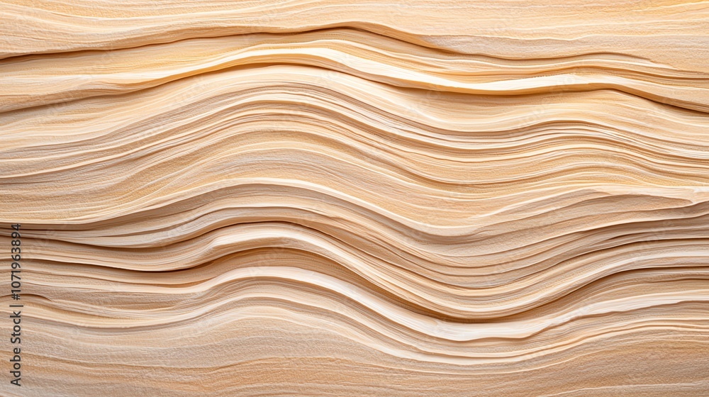 Poster abstract layered texture with flowing curves.