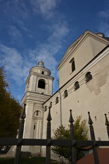 
historical buildings illuminated by the sun