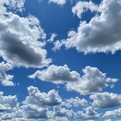 Fototapeta premium White clouds, soft as cotton