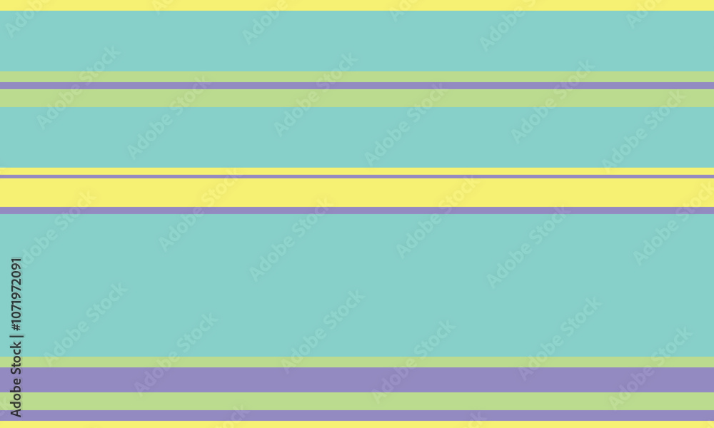 Poster geometric stripes seamless vector pattern with horizontal lines in varied colours, creating an abstr