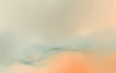 A blurry image of a beach with a light blue sky