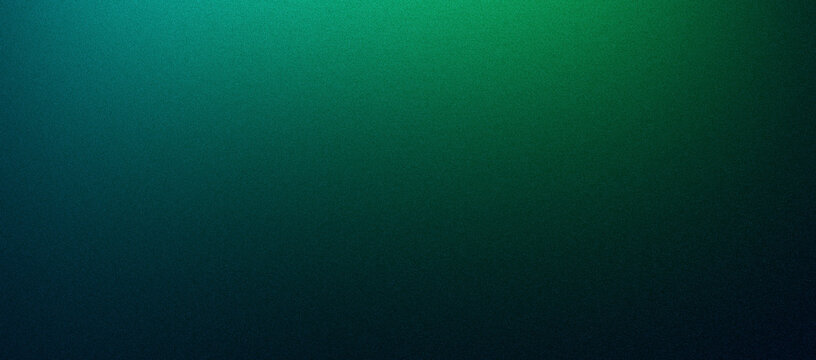 Green blue black grainy dark color gradient background abstract noise texture glowing vibrant cover header poster design