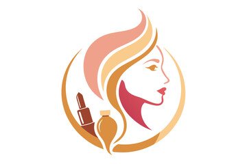 a unique abstract concept Beauty parlour logo A.eps