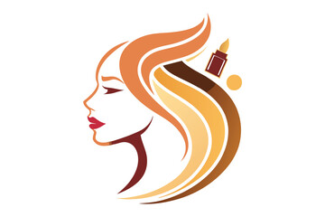 a unique abstract concept Beauty parlour logo C.eps