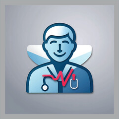 Modern Medical Doctor Icon Set – Perfect for Websites & Apps