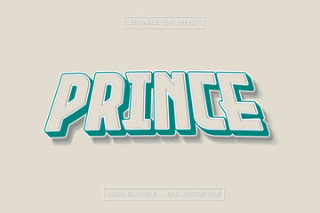 Prince Editable Text Effect