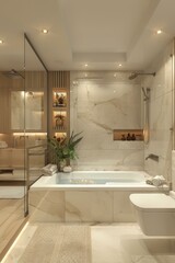 Modern Minimalist Luxury Bathroom Design