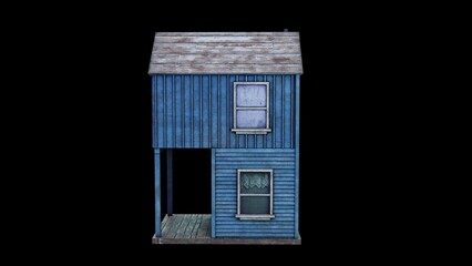 Low-Poly Fairy Tale Building Set: Enchanting House and Market for Fantasy Worlds and 3D Game Environments