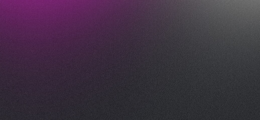 Purple white black color grainy gradient background, noise texture effect, web banner abstract design, copy space