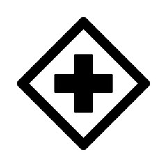 Obraz premium Plus Sign Vector Icon