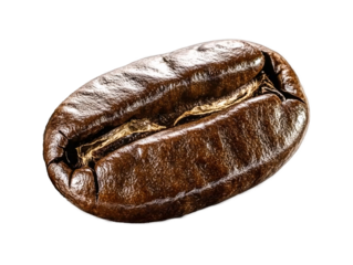 a close up of a coffee bean