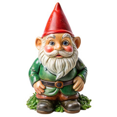 Obraz premium A charming garden gnome