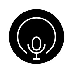 News Podcast Vector Icon