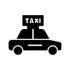 Taxi Vector Icon