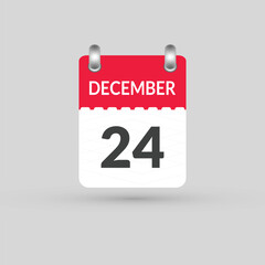 December 24 calendar Date, Month icon