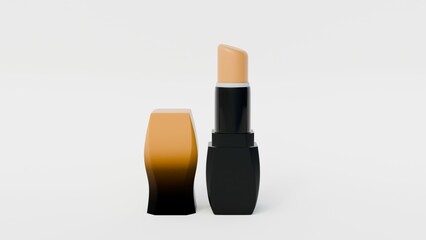 Obraz premium Collection of Various Color Lipsticks in Bold and Soft Shades, Cosmetic Beauty Product Display, Lipstick Swatches for Makeup, Fashion, and Beauty Design Projects