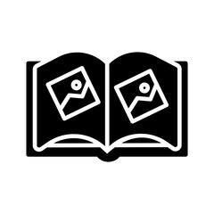 Memory Book Vector Icon