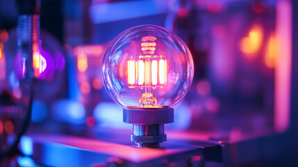
The quantum physics of an LED light bulb involves the principles of light emission at the atomic level, specifically through the process of electroluminescence.