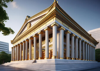 Obraz premium 銀行のイメージ