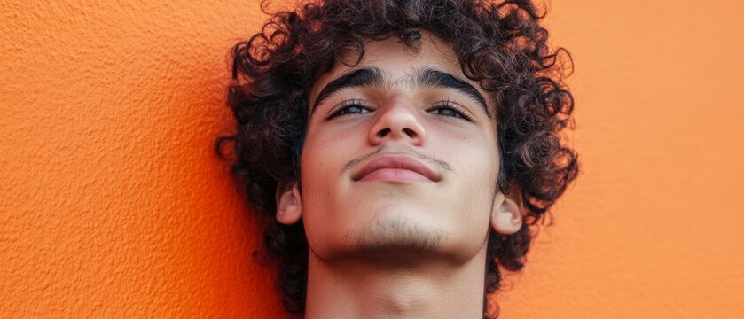 Young boy curiously watches a glowing robot dog, immersed in a futuristic playroom setting.