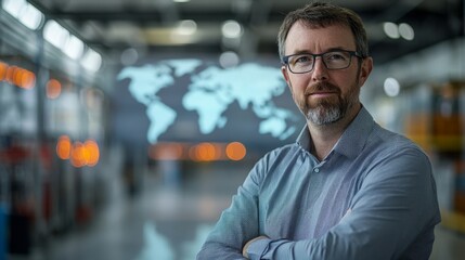 Supply Chain Manager in Modern Warehouse Environment