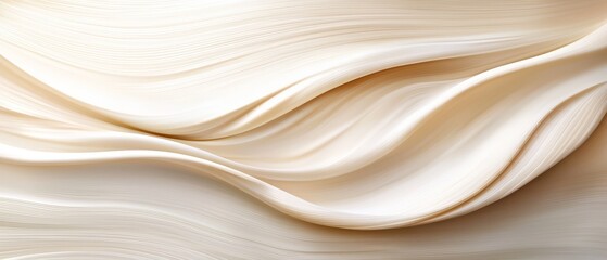 Obraz premium A close up of a white fabric with wavy lines