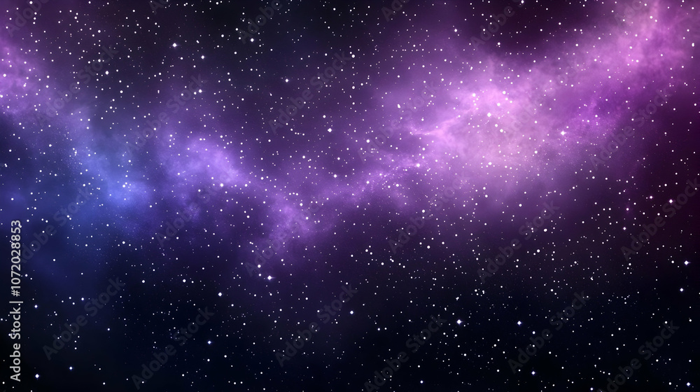 Canvas Prints cosmic nebula with stars and dust in a deep space background illustration