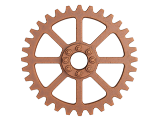 a close up of a gear