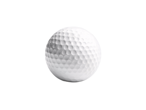 a close-up of a golf ball