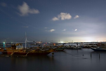 Fototapeta premium marina at night