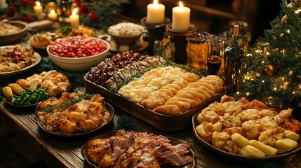 Fototapeta premium Festive Holiday Feast