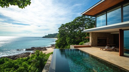 Luxury Villa with Beach View and Infinity Pool