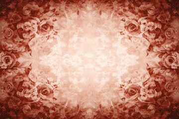 Explore the beauty of an intricate vintage floral pattern with ornate high-quality for elegant designs