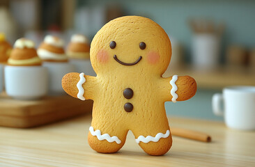 The Christmas gingerbread man. 3 d.